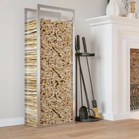 Portalegna 50x28x132 Cm İn Acciaio Inossidabile /