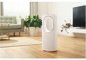 Sencor - Ventilatore da pavimento senza pale 50W/230V bianco + telecomando