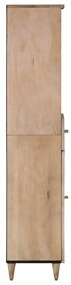 Mobile da bagno 38x33x160 cm in legno massello di mango