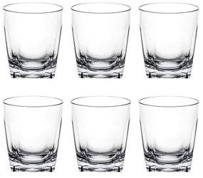 VESTA Set 6 bicchieri TUMBLER bassi - in 2 varianti TRASPARENTE