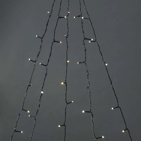 Nedis WIFILXT12W200 - Tenda luminosa natalizia a LED 200 LED/8 funzioni 5x4m IP65 Wi-Fi Tuya