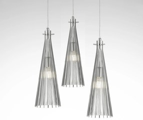 Selene illuminazione Costa Rica 3-light pendant lamp 2810/3 Trasparente