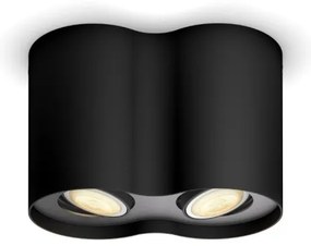 Philips 56332/30/P6 - Plafoniera LED dimmerabile Hue PILLAR 2xGU10/5W/230V + Telecomando