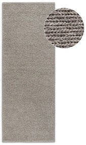 Passatoia marrone chiaro in lana tessuta a mano 80x200 cm Francois - Villeroy&Boch