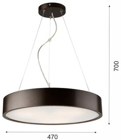 Lampadario a cavo 3xE27/60W/230V Ø 47 cm