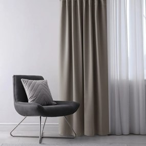 Tenda termoisolante/parzialmente oscurante greige 140x270 cm Kierra – Restilo