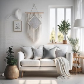 Lampada da terra ZACK 1xE27/15W/230V bianca