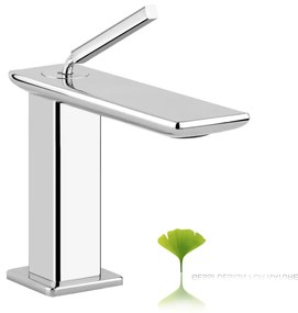 Miscelatore lavabo Monocomando quadro con leva Senza Scarico Ispa 41001 Gessi