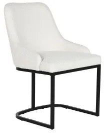 Sedia da Sala da Pranzo Home ESPRIT Bianco Nero 54 x 61 x 82,5 cm