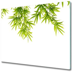 Tagliere in vetro Foglie di bambù 60x52 cm