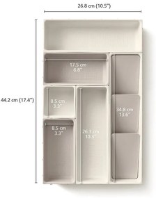Organizzatori per bagno beige in set da 7 Viva - Joseph Joseph