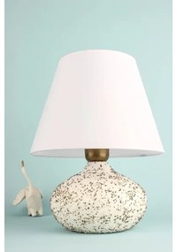 Lampada da tavolo RAMZES 1xE27/40W/230V bianca