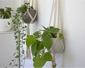 Gancio in stoffa per vaso ø 13 cm (altezza 100 cm) Macramé - Artevasi