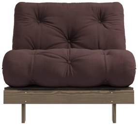 Poltrona marrone scuro Roots - Karup Design