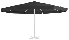 Telo Di Ricambio Per Tenda Da Sole Nero 500 Cm /