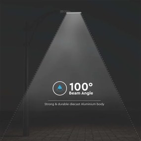 Lampione stradale LED con sensore e chip Samsung, 30W/230V, 6500K, IP65