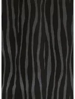 Zebra Tapete Skin 6 von Eijffinger - Schwarz/ Braun beflockt