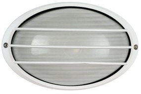 Plafoniera E27 IP54 Bianca 214x142mm Colore Bianco