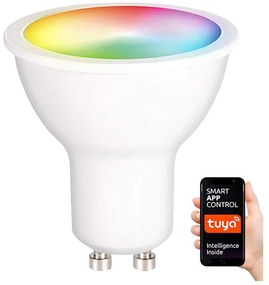 Lampadina LED RGB Dimmerabile GU10/5W/230V 2700-6500K Wi-Fi Tuya