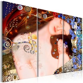 Quadro Mother's Hug (3 Parts)  Colore Verde, Dimensioni e Misure 120x80