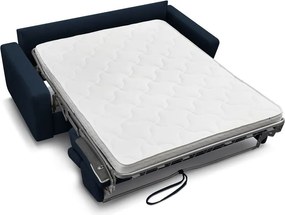 Divano in blu scuro allungabile 195 cm Monaco – Bobochic Paris