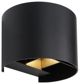 Globo 34168RB - Applique a LED da esterno VERONIKA 2xLED/3W/230V IP44 nero