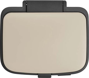 Cestino per la spazzatura beige in acciaio con pedale 4 l Bo – Brabantia