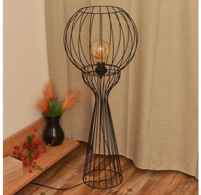 Lampada da terra MERCURE 1xE27/15W/230V nera