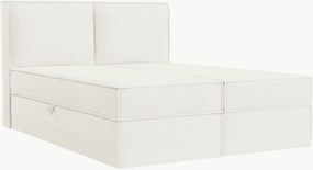 Letto boxspring fatto a mano con contenitore Bergen, H3