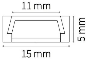 Ideallux slot sur d15xd5 1000 mm wh