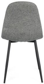 Sedia Da Pranzo Per Interni New Irelia Nero E Grigio Bizzotto