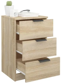 Comodino rovere sonoma 40x36x65 cm