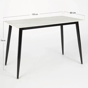 Tavolo da pranzo Bele 120x60 cm