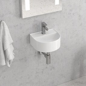 Lavabo Sospeso 32x28 Cm Karag Bianco Lucido