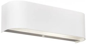 Applique a parete led fascia all.bianco adriano 220810201