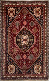 Gashghai Tappeto 170 x 280 Rosso (Iran) Annodato A Mano