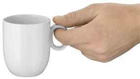 WMF - SET 2x Tazza di crema di caffè con piattino BARISTA 170 ml bianco