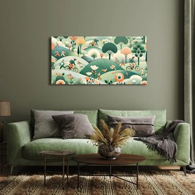 Quadro su tela – Passeggiata e giro nel paesaggio