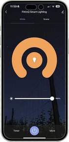 Lampada da parete intelligente cromo IP44 incl. 2 WiFi G9 - Bath