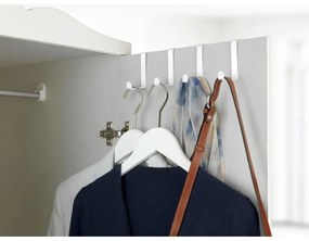 WENKO 23545100 - Gancio per porta 7,6 x 6 cm, bianco