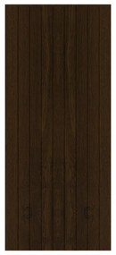 Pannello per porta d'ingresso P125 pellicolato pvc mogano L 92 x H 210.5 cm, Sp 6 mm apertura reversibile