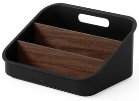 Organizer da bagno nero per cosmetici in plastica riciclata Bellwood - Umbra