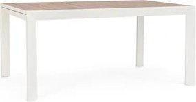 Tavolo Allungabile Da Esterno In Alluminio 100x160-240 Cm Belmar Vapor YK15 Bizzotto