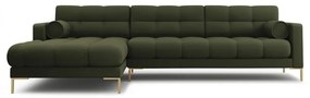 Divano angolare verde (angolo sinistro) Bali - Cosmopolitan Design