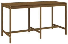 Tavolo da giardino miele 203,5x90x110cm legno massello di pino