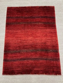 Loribaft Tappeto persiano 110x80 Rosso (Iran) Annodato A Mano