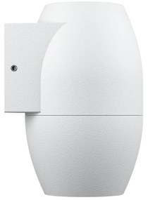 Applique Ovale Monodirezionale IP65 GU10 per esterni - Bianca