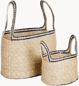 Cestini portaoggetti in erba marina Lykke, 2 pz