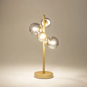 Brilagi - Lampada da tavolo LED MILLA 4xG9/3W/230V oro/fumé
