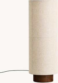 Lampada da tavolo in lino fatta a mano Hashira, luce regolabile